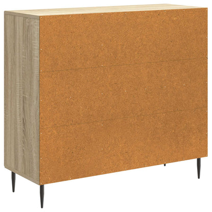 Sideboard Sonoma-ek 89 x 34,5 x 80 cm Konstruerat trä