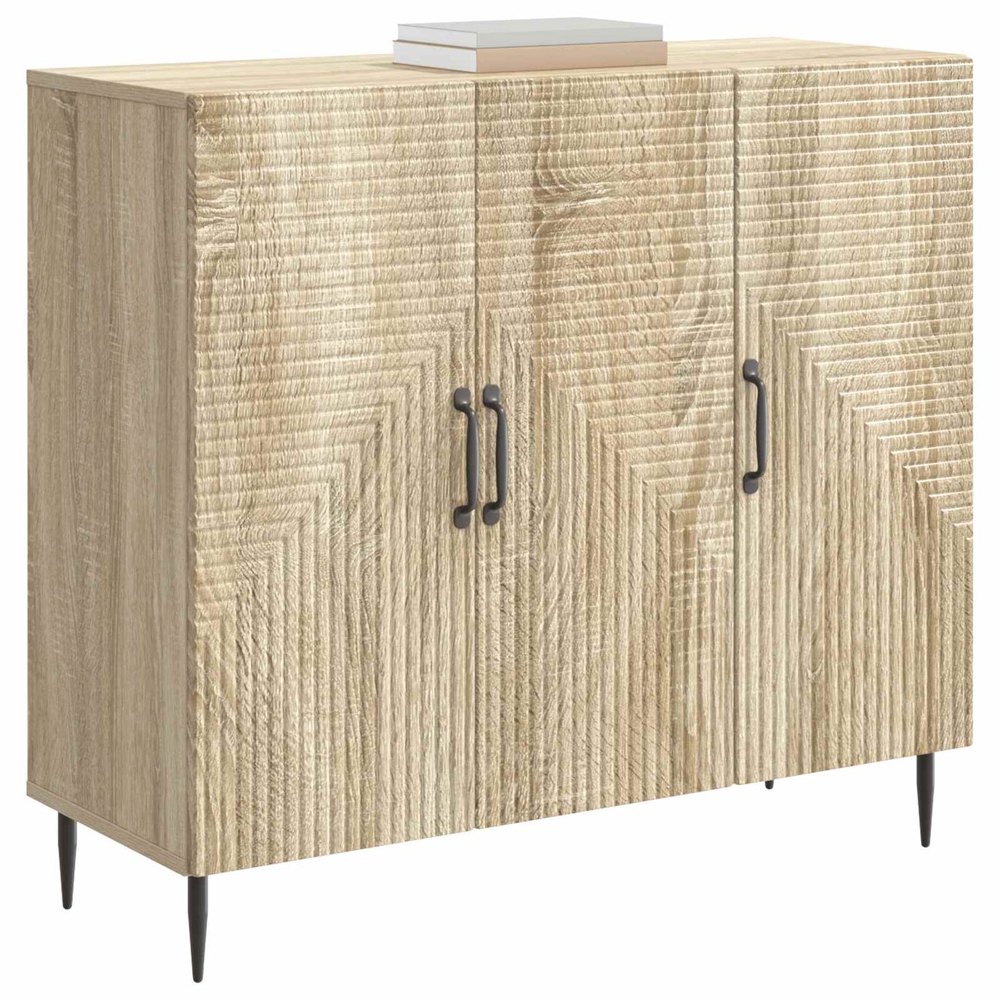 Sideboard Sonoma-ek 89 x 34,5 x 80 cm Konstruerat trä