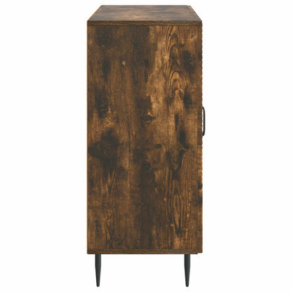 Sideboard Rökt ek 89 x 34,5 x 80 cm Konstruerat trä