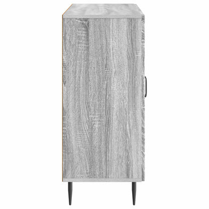 Sideboard Grå sonoma-ek 89 x 34,5 x 80 cm Konstruerat trä