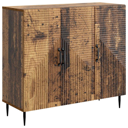 Sideboard Gammalt trä 89 x 34,5 x 80 cm Konstruerat trä