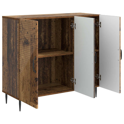 Sideboard Gammalt trä 89 x 34,5 x 80 cm Konstruerat trä