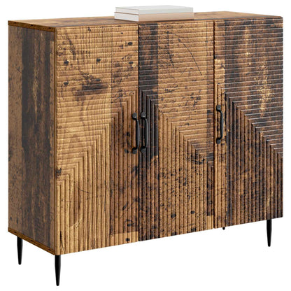 Sideboard Gammalt trä 89 x 34,5 x 80 cm Konstruerat trä