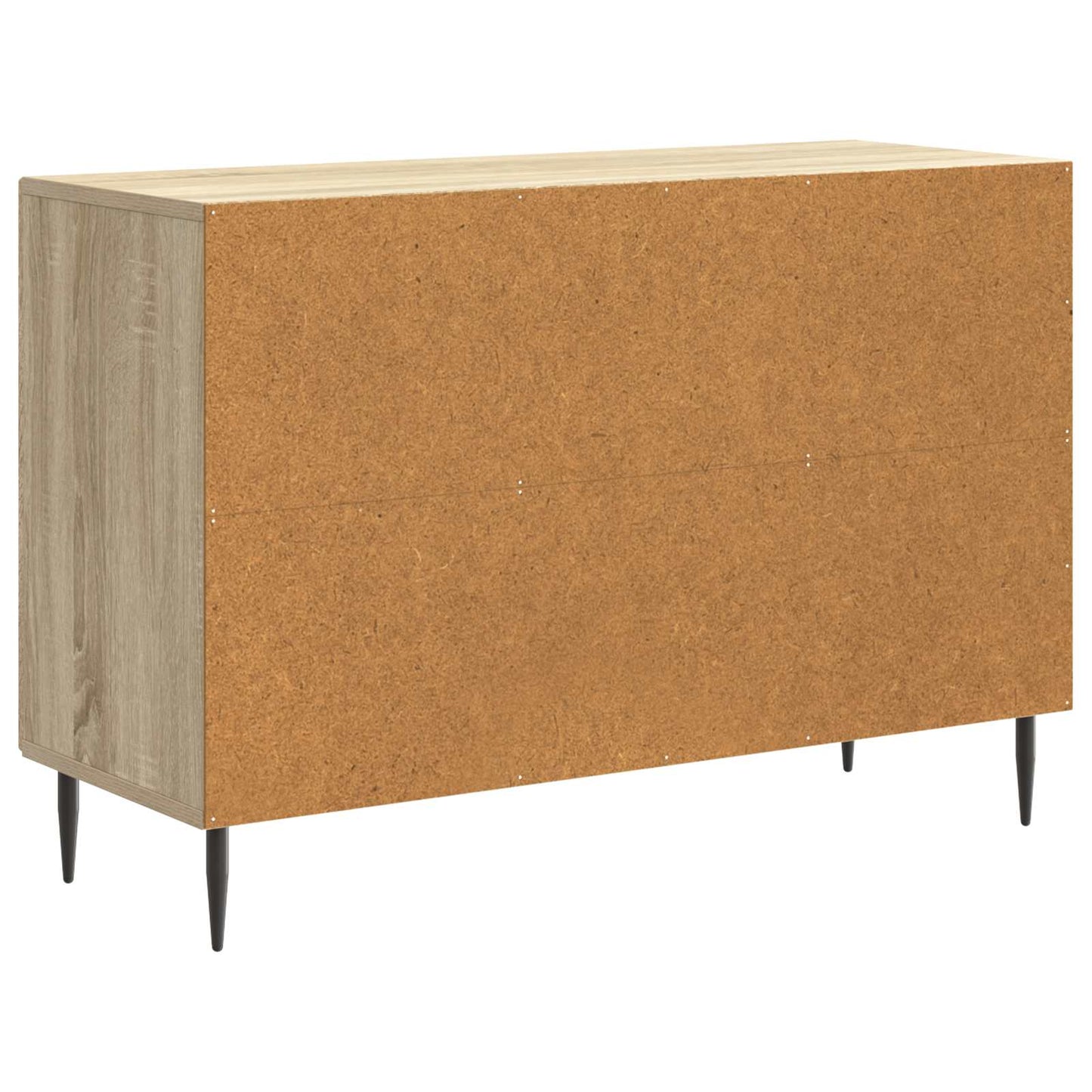 Sideboard med låda Sonoma-ek 89 x 34,5 x 60 cm Konstruerat trä