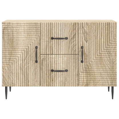 Sideboard med låda Sonoma-ek 89 x 34,5 x 60 cm Konstruerat trä
