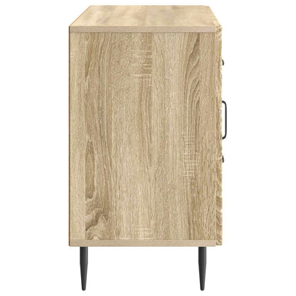 Sideboard med låda Sonoma-ek 89 x 34,5 x 60 cm Konstruerat trä