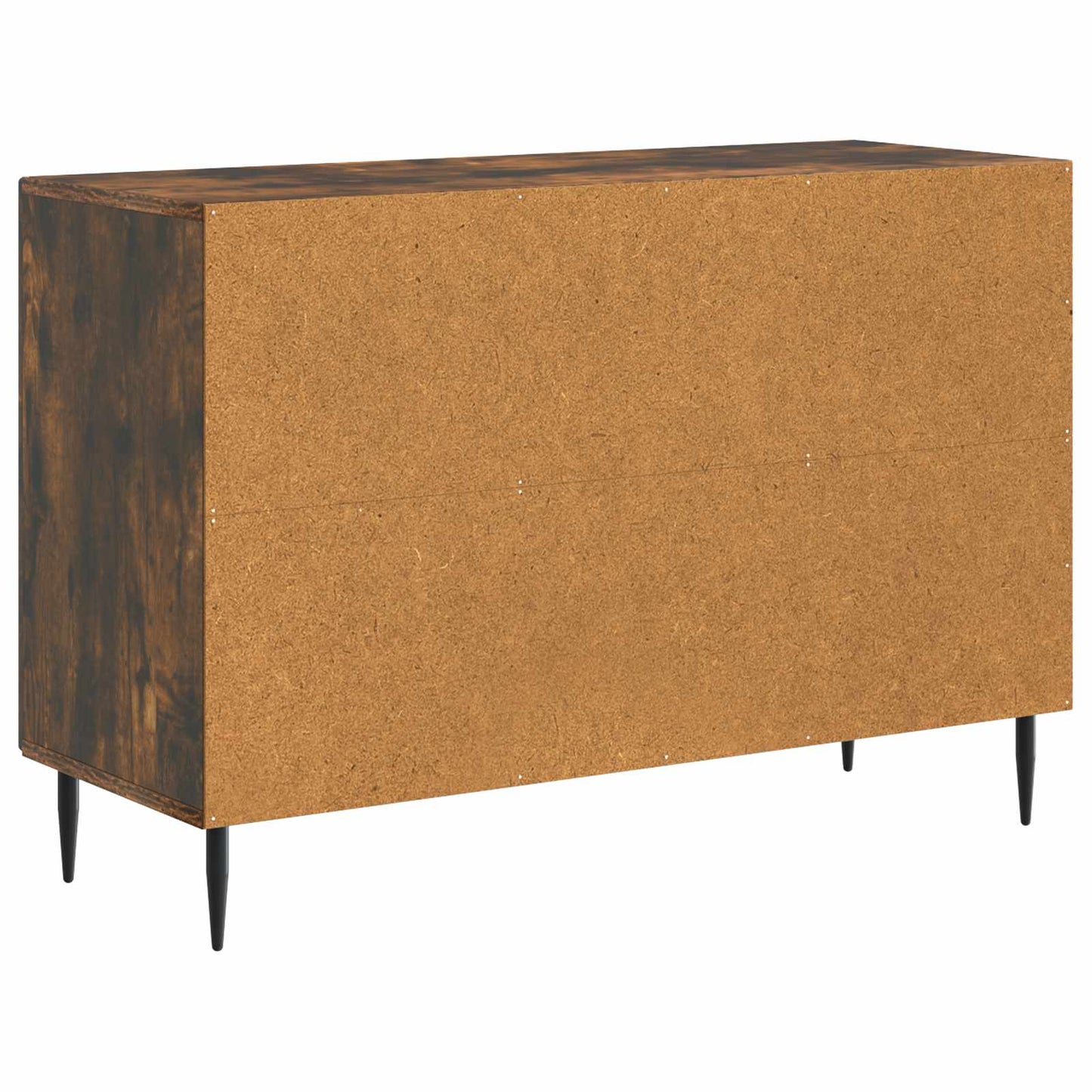 Sideboard med låda Rökt ek 89 x 34,5 x 60 cm Konstruerat trä