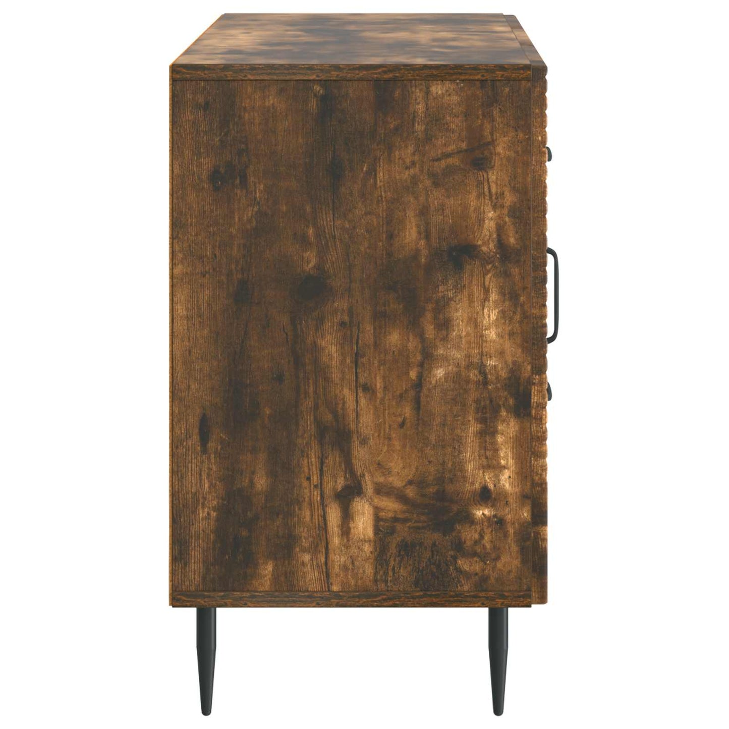 Sideboard med låda Rökt ek 89 x 34,5 x 60 cm Konstruerat trä