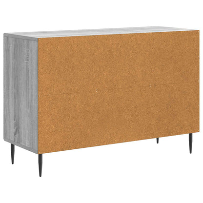 Sideboard Grå sonoma-ek 89 x 34,5 x 60 cm Konstruerat trä