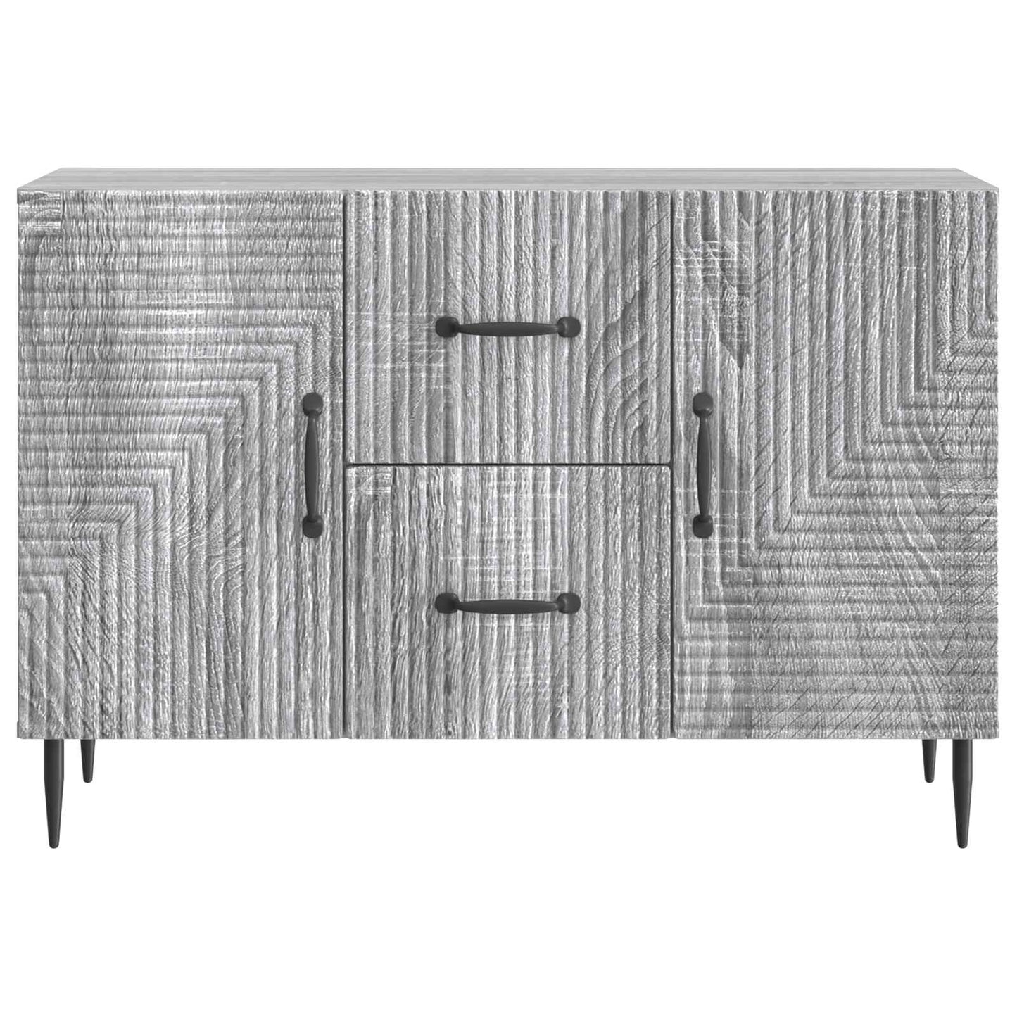 Sideboard Grå sonoma-ek 89 x 34,5 x 60 cm Konstruerat trä