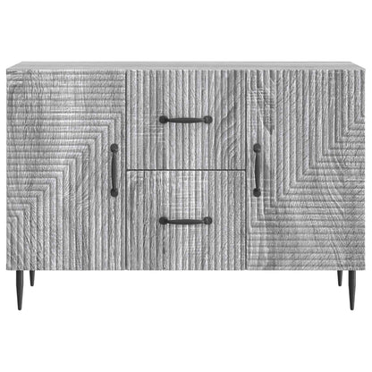 Sideboard Grå sonoma-ek 89 x 34,5 x 60 cm Konstruerat trä