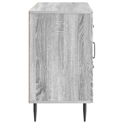 Sideboard Grå sonoma-ek 89 x 34,5 x 60 cm Konstruerat trä