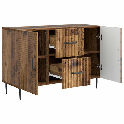 Sideboard Gammalt trä 89 x 34,5 x 60 cm Konstruerat trä