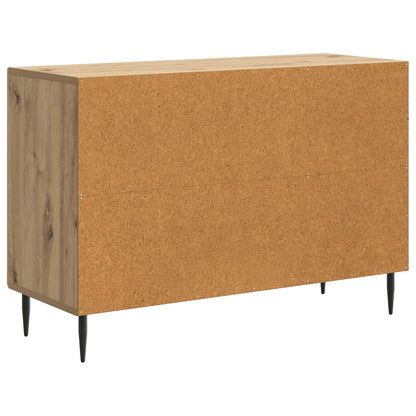 Sideboard med låda Artisan-ek 89 x 34,5 x 60 cm Konstruerat trä