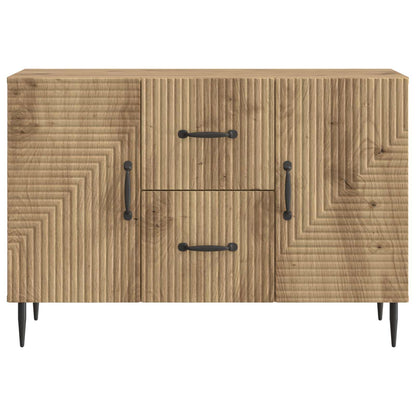 Sideboard med låda Artisan-ek 89 x 34,5 x 60 cm Konstruerat trä
