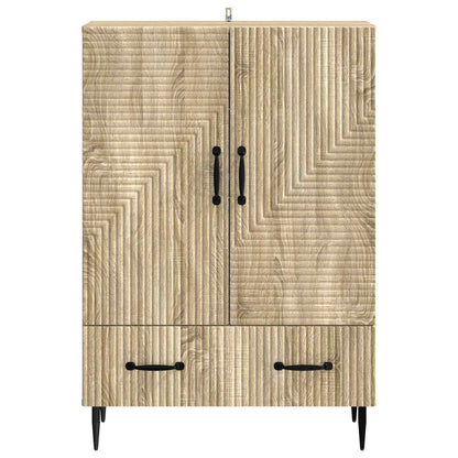 Sideboard med låda Sonoma-ek 66 x 34,5 x 95 cm Konstruerat trä
