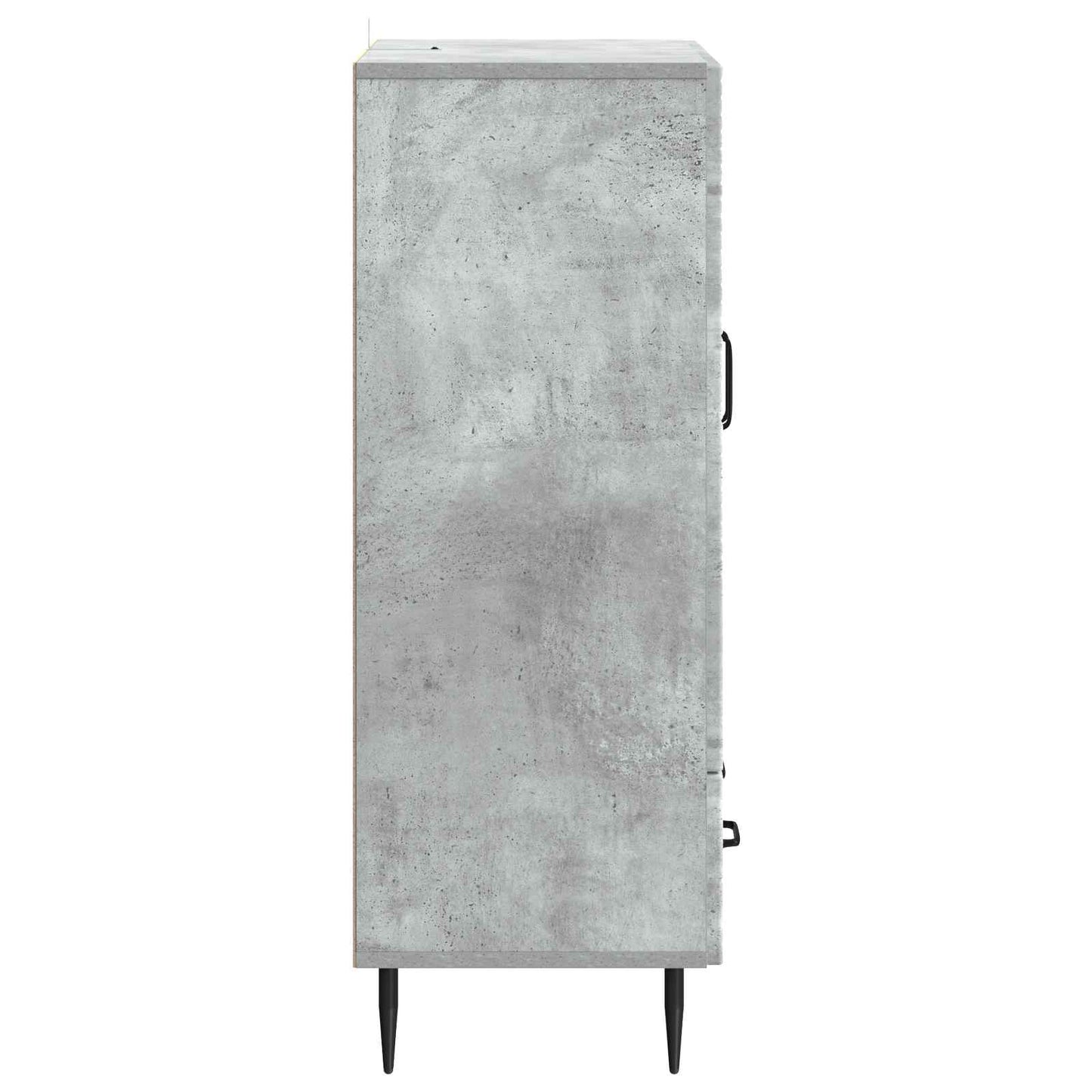 Sideboard med låda Betonggrå 66 x 34,5 x 95 cm Konstruerat trä