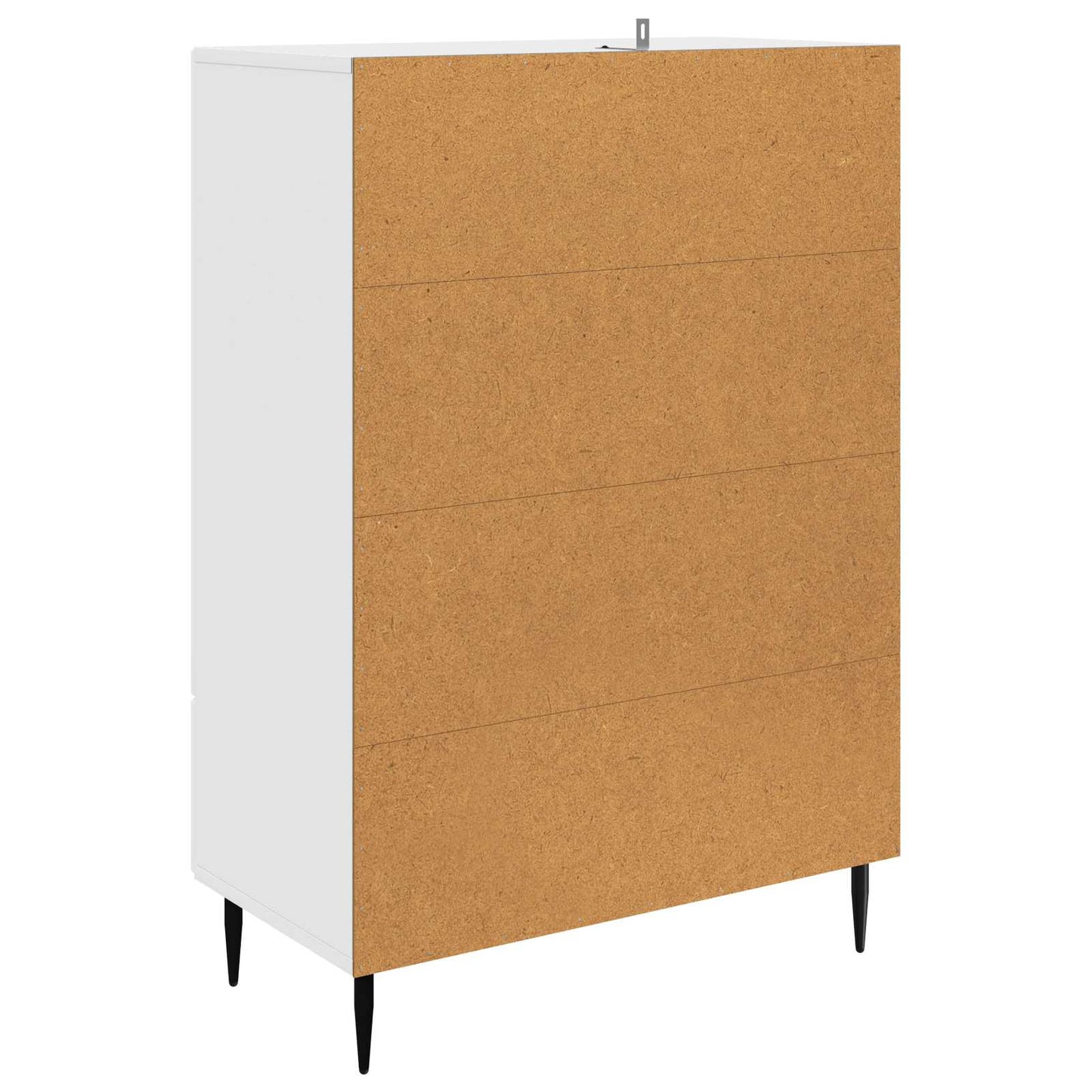 Sideboard Vit högglans 66 x 34,5 x 95 cm Konstruerat trä