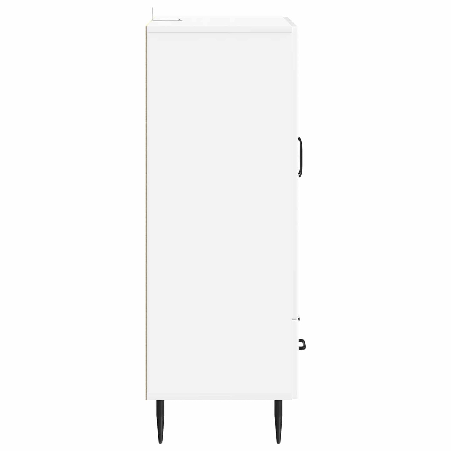 Sideboard Vit högglans 66 x 34,5 x 95 cm Konstruerat trä