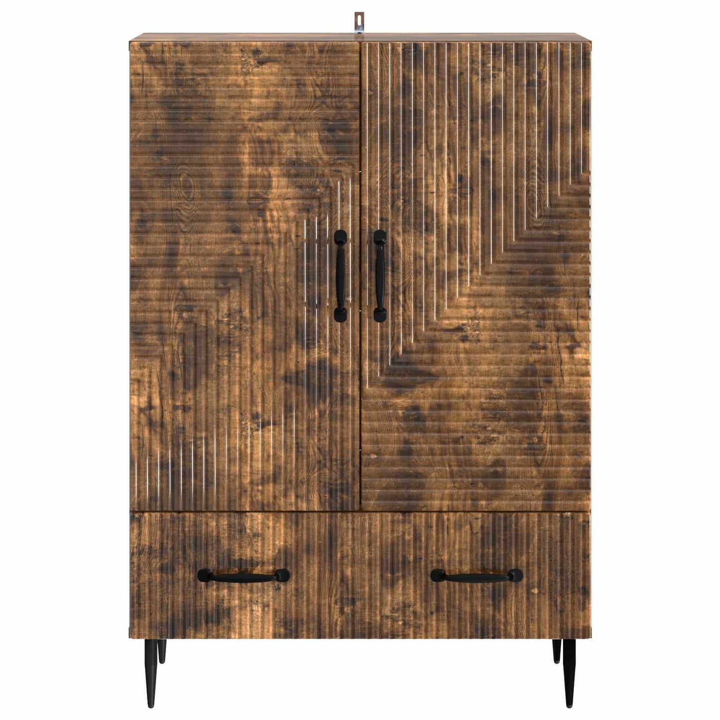 Sideboard med låda Rökt ek 66 x 34,5 x 95 cm Konstruerat trä