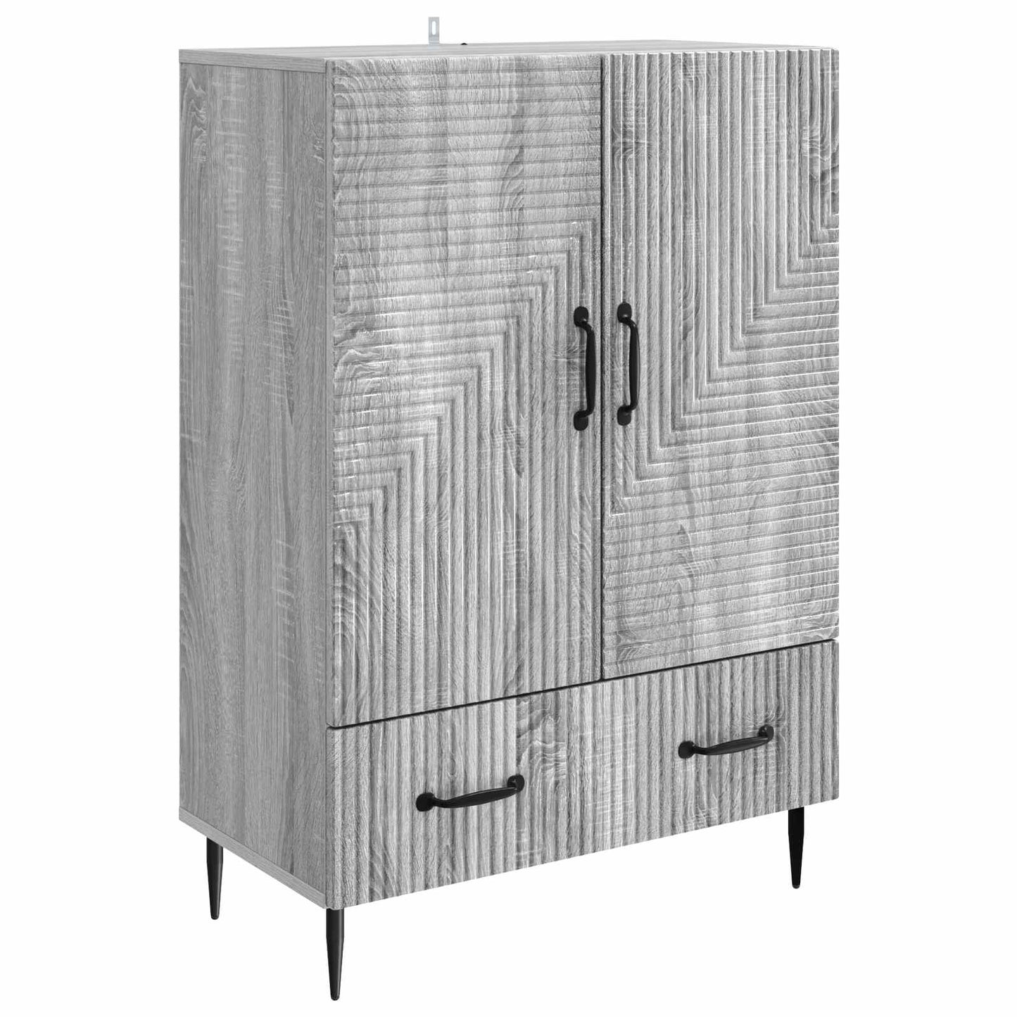 Sideboard Grå sonoma-ek 66 x 34,5 x 95 cm Konstruerat trä