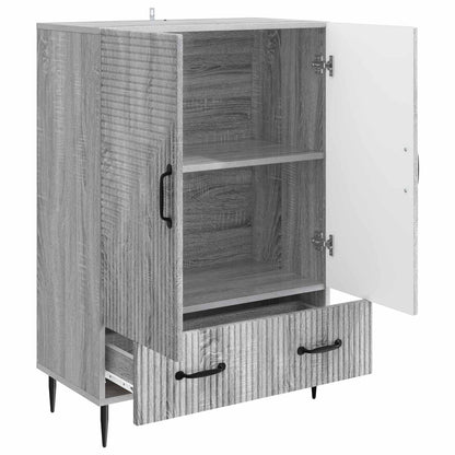 Sideboard Grå sonoma-ek 66 x 34,5 x 95 cm Konstruerat trä