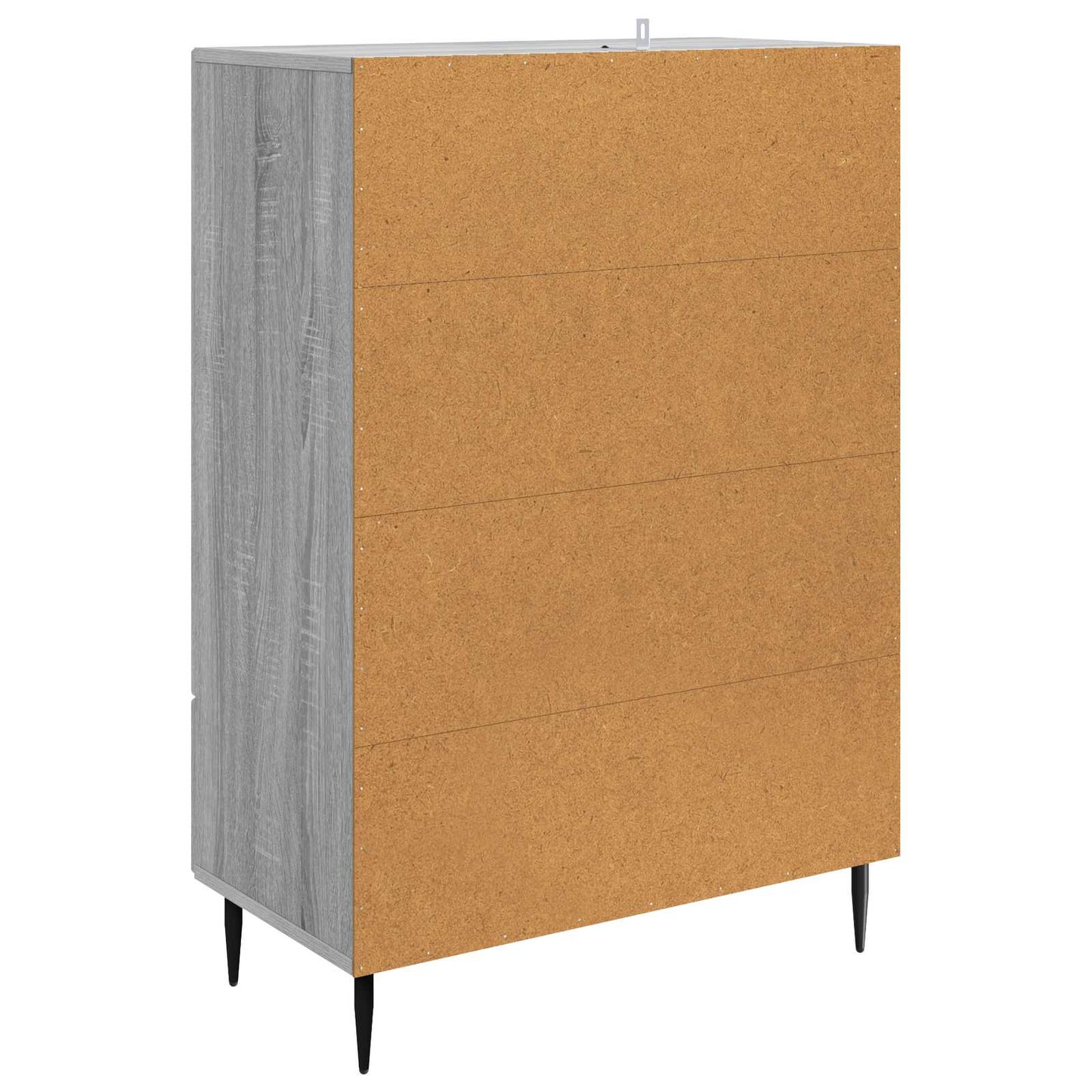 Sideboard Grå sonoma-ek 66 x 34,5 x 95 cm Konstruerat trä