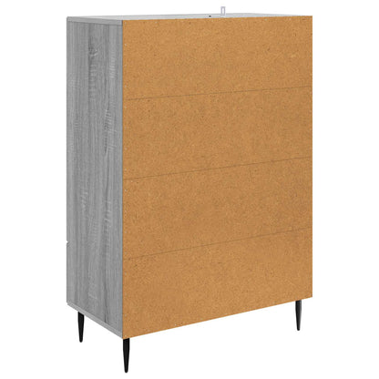 Sideboard Grå sonoma-ek 66 x 34,5 x 95 cm Konstruerat trä