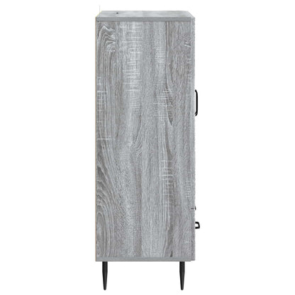 Sideboard Grå sonoma-ek 66 x 34,5 x 95 cm Konstruerat trä