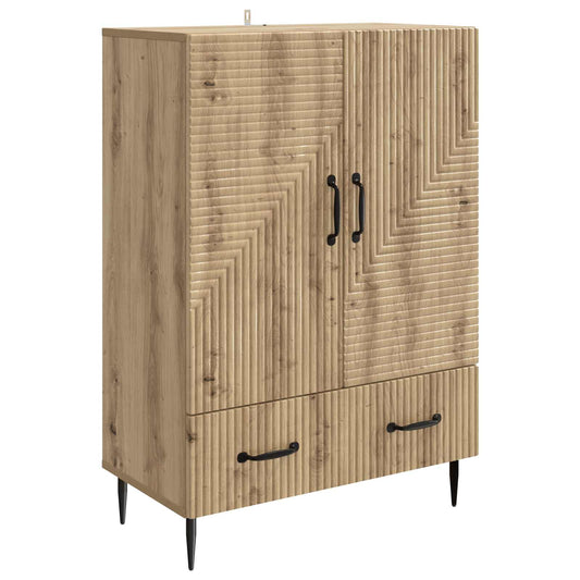 Sideboard med låda Artisan-ek 66 x 34,5 x 95 cm Konstruerat trä