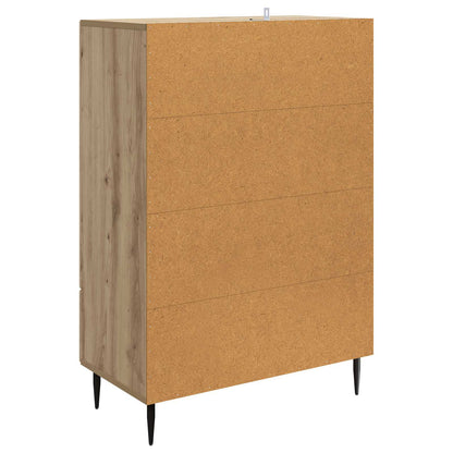 Sideboard med låda Artisan-ek 66 x 34,5 x 95 cm Konstruerat trä