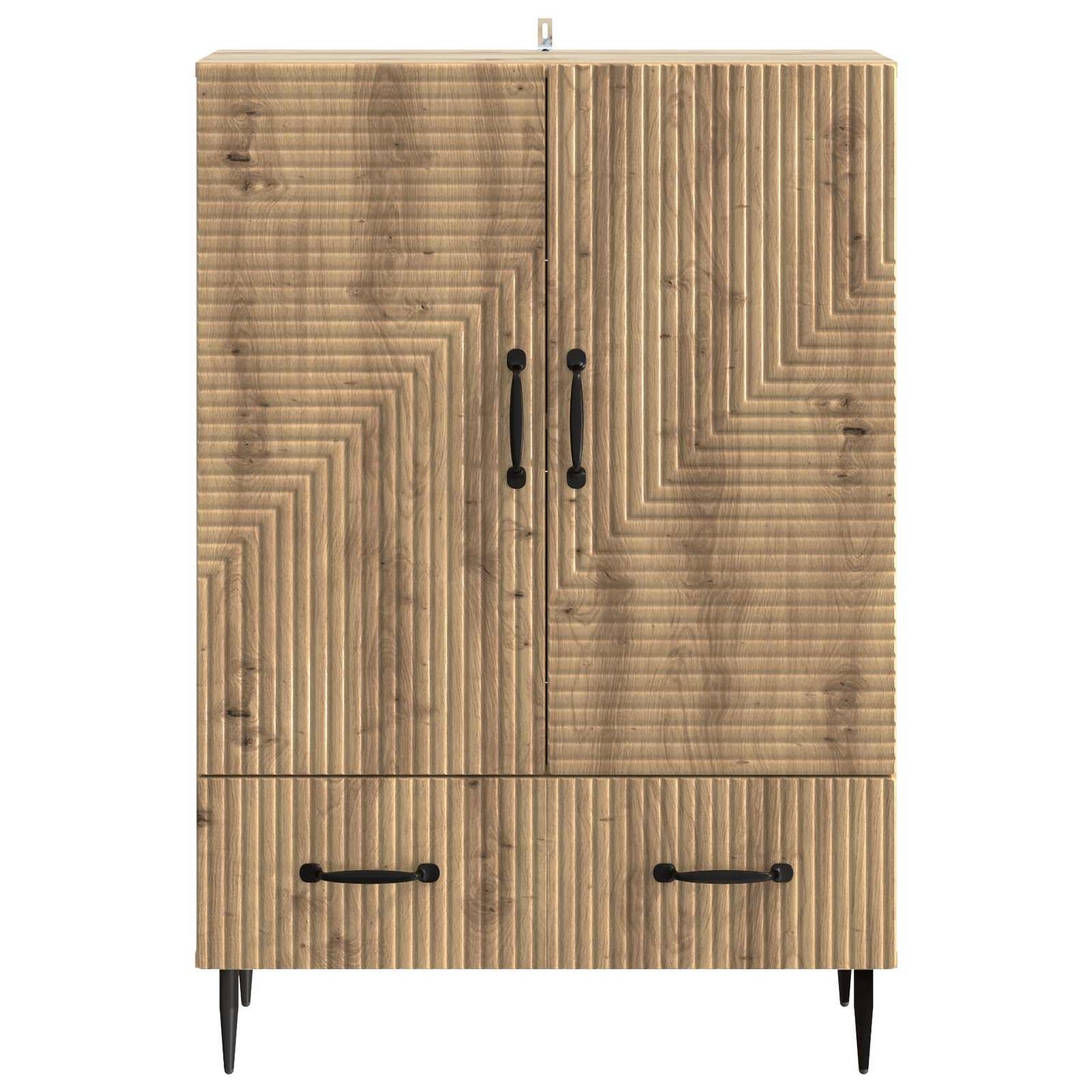 Sideboard med låda Artisan-ek 66 x 34,5 x 95 cm Konstruerat trä