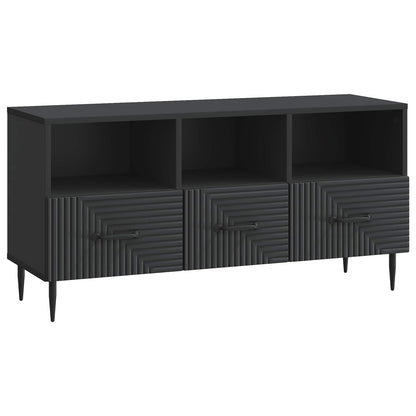 TV-skåp med låda Svart 102 x 34,5 x 50 cm Konstruerat trä