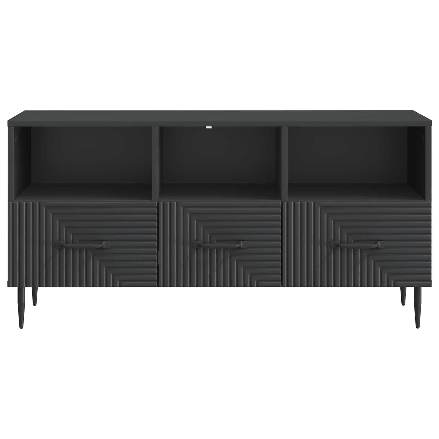 TV-skåp med låda Svart 102 x 34,5 x 50 cm Konstruerat trä