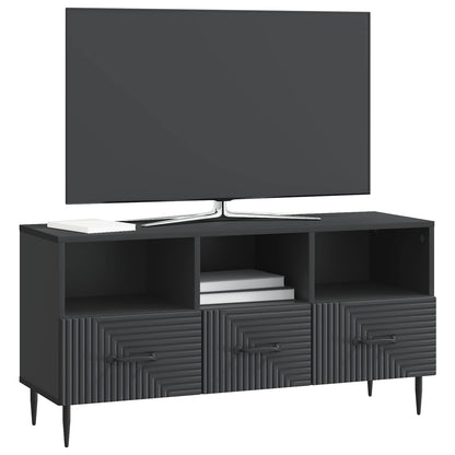 TV-skåp med låda Svart 102 x 34,5 x 50 cm Konstruerat trä