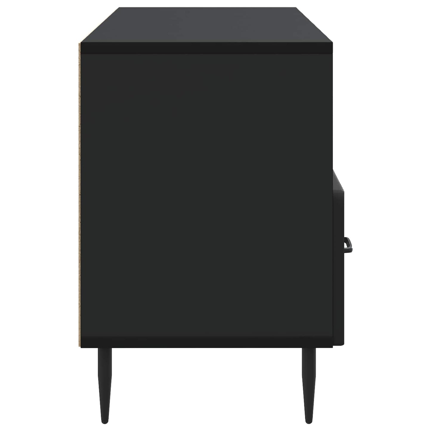 TV-skåp med låda Svart 102 x 34,5 x 50 cm Konstruerat trä