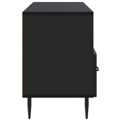 TV-skåp med låda Svart 102 x 34,5 x 50 cm Konstruerat trä