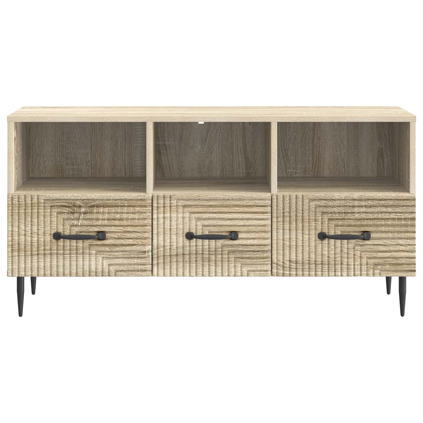TV-skåp med låda Sonoma-ek 102 x 34,5 x 50 cm Konstruerat trä