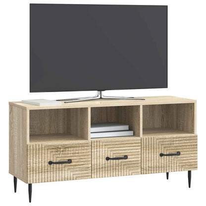 TV-skåp med låda Sonoma-ek 102 x 34,5 x 50 cm Konstruerat trä