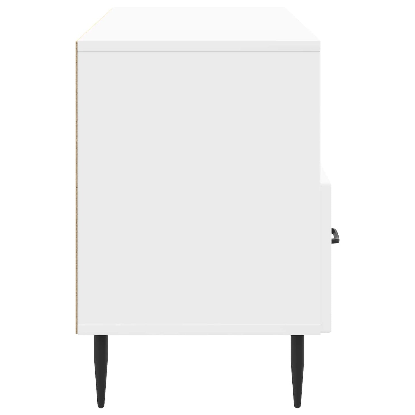 TV-skåp Vit högglans 102 x 34,5 x 50 cm Konstruerat trä