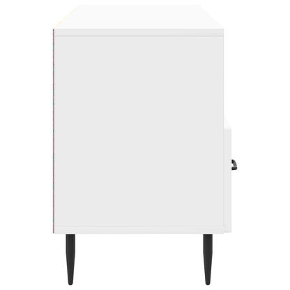 TV-skåp Vit högglans 102 x 34,5 x 50 cm Konstruerat trä