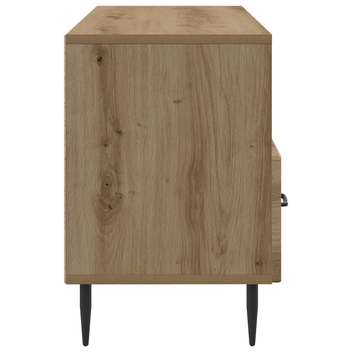 TV-skåp med låda Artisan-ek 102 x 34,5 x 50 cm Konstruerat trä