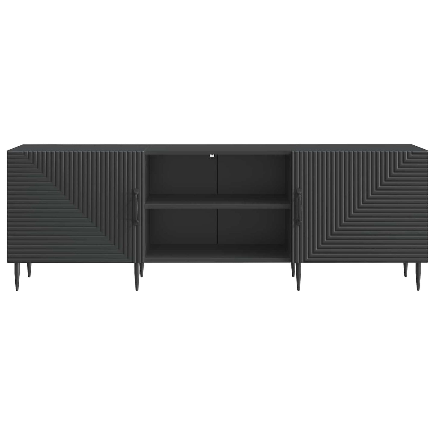 TV-skåp Svart 150 x 31 x 50 cm Konstruerat trä