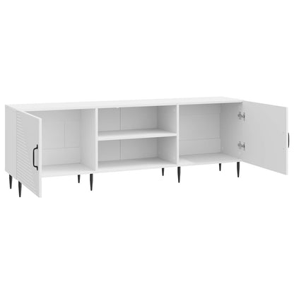 TV-skåp Vit högglans 150 x 31 x 50 cm Konstruerat trä