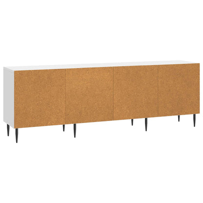 TV-skåp Vit högglans 150 x 31 x 50 cm Konstruerat trä