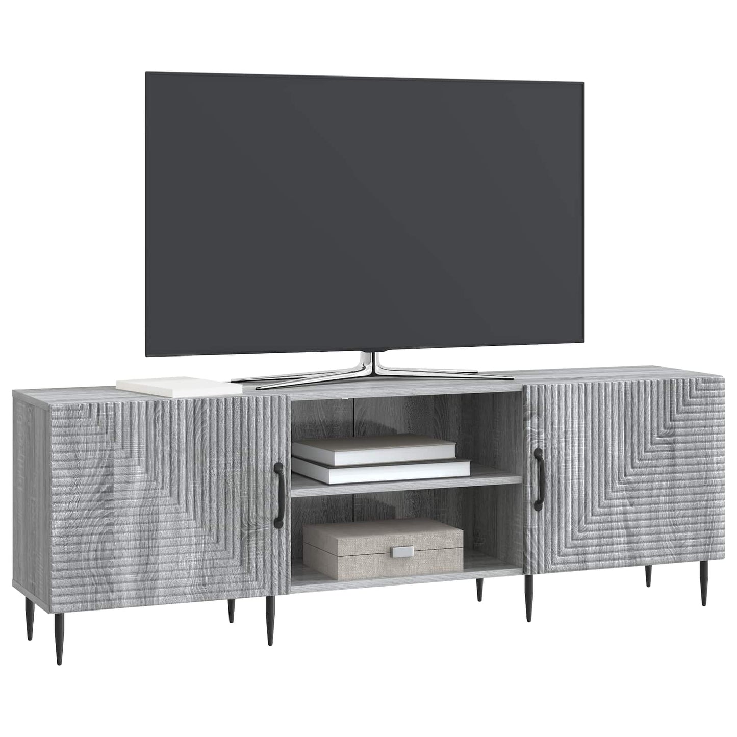 TV-skåp Grå sonoma-ek 150 x 31 x 50 cm Konstruerat trä