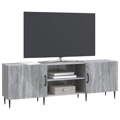 TV-skåp Grå sonoma-ek 150 x 31 x 50 cm Konstruerat trä