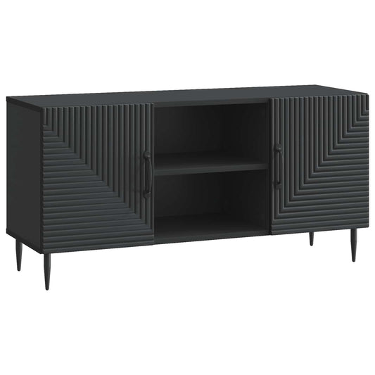 TV-skåp Svart 102 x 34,5 x 50 cm Konstruerat trä
