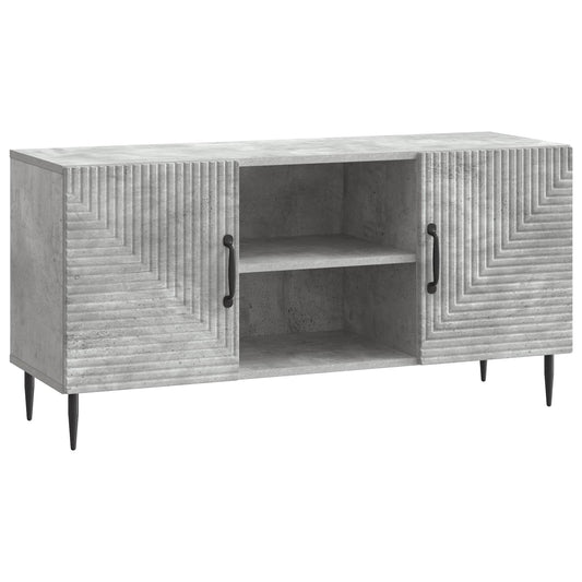 TV-skåp Betonggrå 102 x 34,5 x 50 cm Konstruerat trä