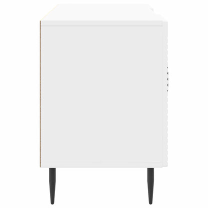 TV-skåp Vit högglans 102 x 34,5 x 50 cm Konstruerat trä